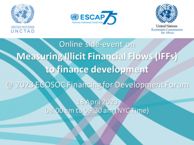 Online side-event on Measuring Illicit Financial Flows (IFFs) to finance development