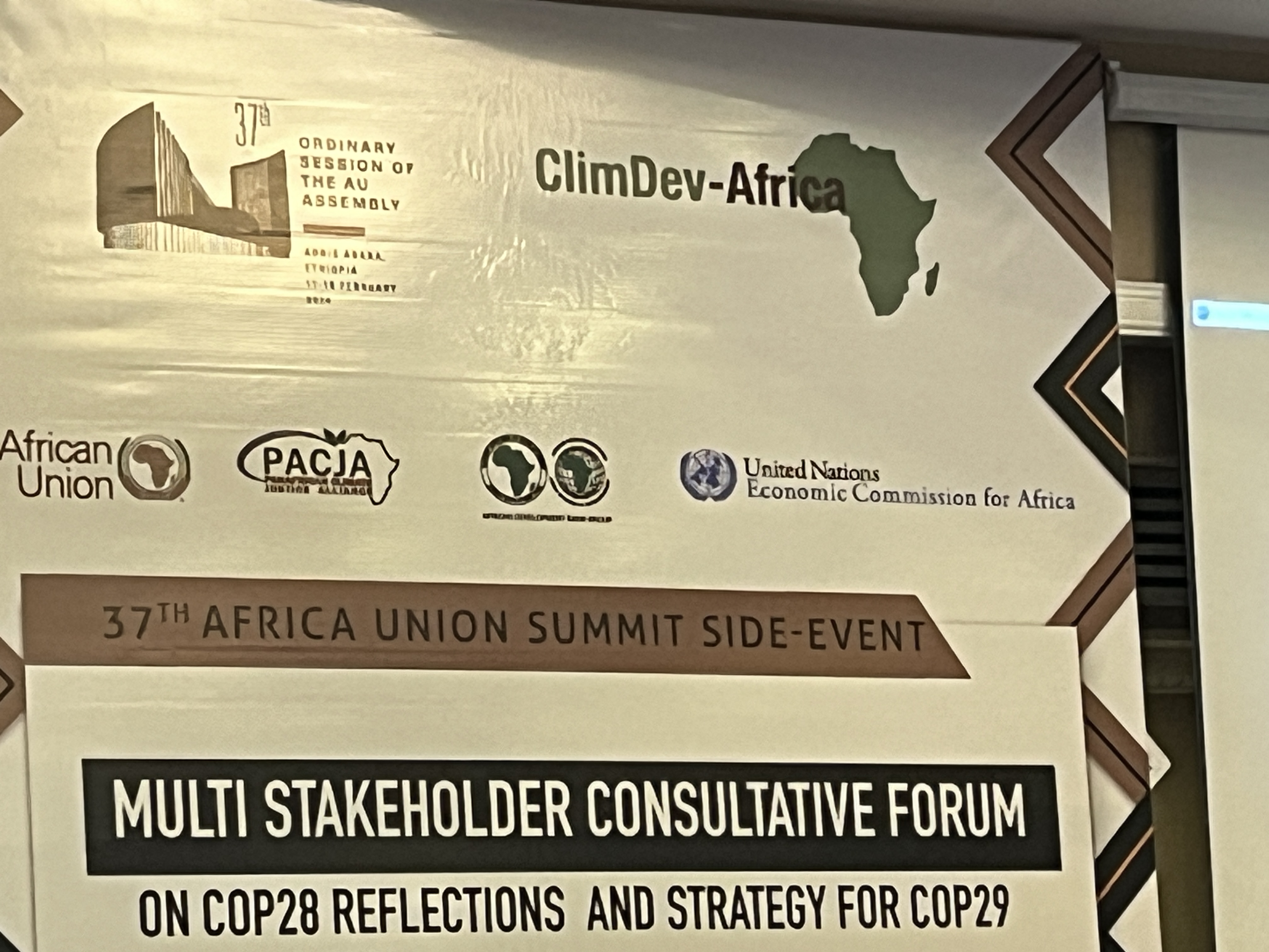 COP28 reflections ClimDev-Africa event