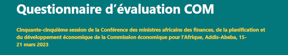 Evaluation questionnaire CoM 2023