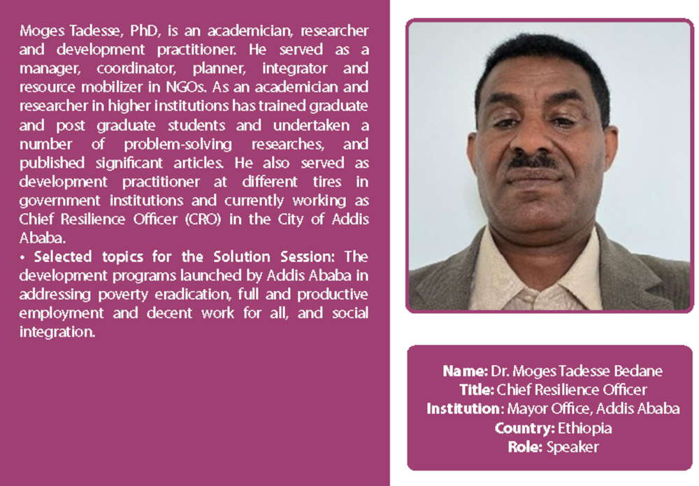 High-level dialogue on Unlocking the Power of Urbanization for Africa’s Social Development: Progress, Challenges, and Actions for the future