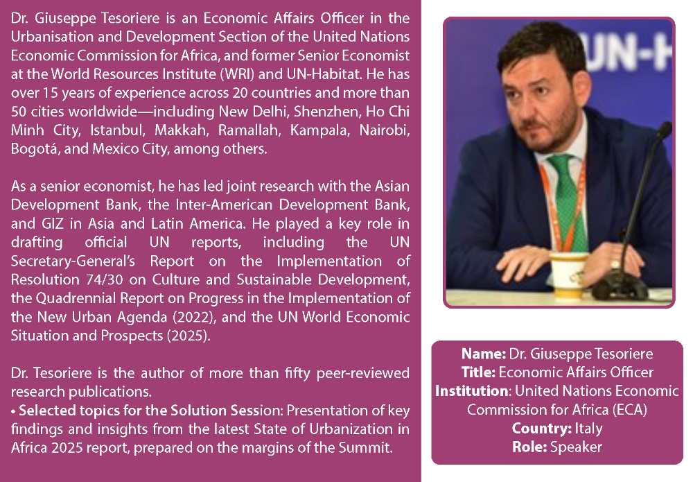 High-level dialogue on Unlocking the Power of Urbanization for Africa’s Social Development: Progress, Challenges, and Actions for the future