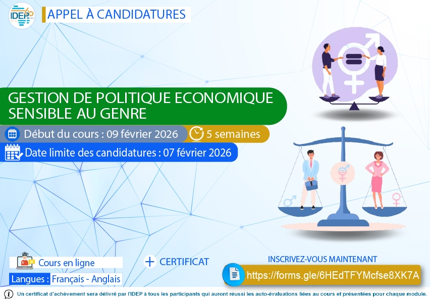 Gestion de politique économique sensible au genre