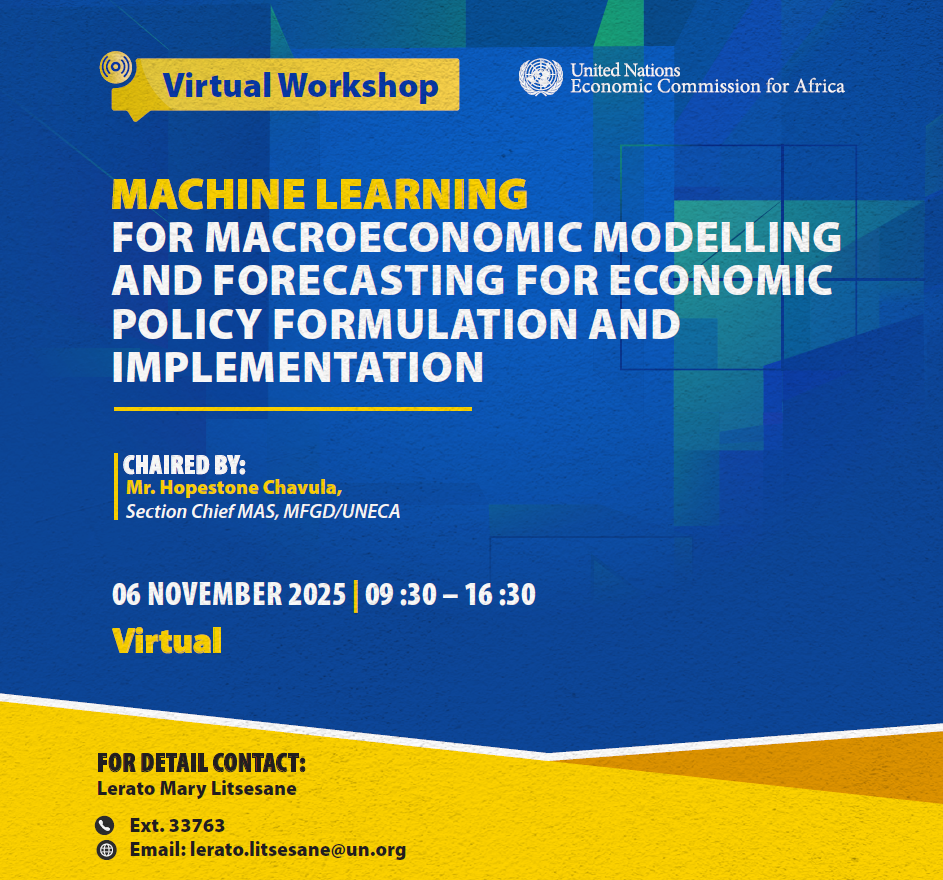 Poster - Machine Learning for Macroeconomic Modelling and Forecasting for Economic Policy Formulation and Implementation