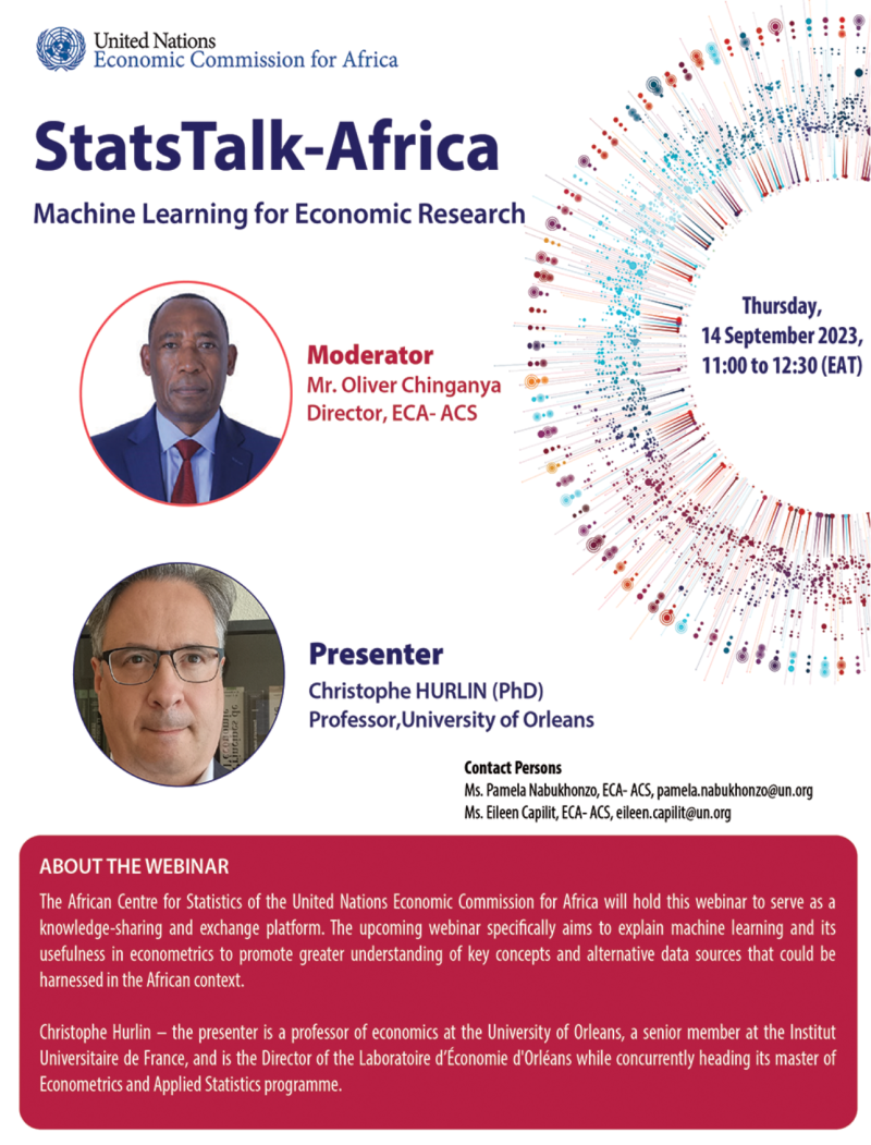 StatsTalk-Africa Webinar Series: Machine Learning for Economic Research