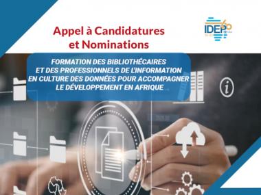 Formation des bibliothécaires et des professionnels de l'information en culture des données pour accompagner le développement en Afrique