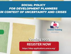Social policy for development planners in a context of uncertainty and crises