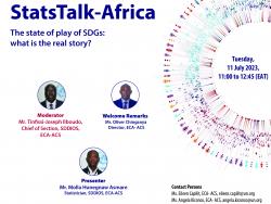 StatsTalk-Africa: The state of play of SDGs: what is the real story?, Events