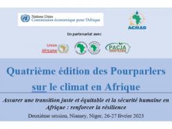 Quatrième édition des Pourparlers sur le climat en Afrique - Deuxième session