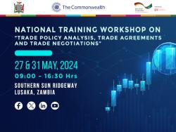 National Training Workshop on Trade Policy Analysis and Negotiations