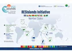National Launch of the RESIslands Initiative in the Republic of Seychelles