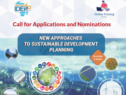 New approaches to sustainable development planning