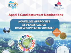 Nouvelles approches de planification du développement durable