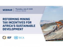 Reforming Mining Tax Incentives for Africa’s Sustainable Development