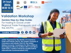 Validation Workshop: Zambia Step-by-Step Guide for Trading in Goods under the AfCFTA