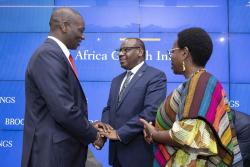 A conversation with the Executive Secretary at the Brookings Institution (Photo credit - Grant Ellis)