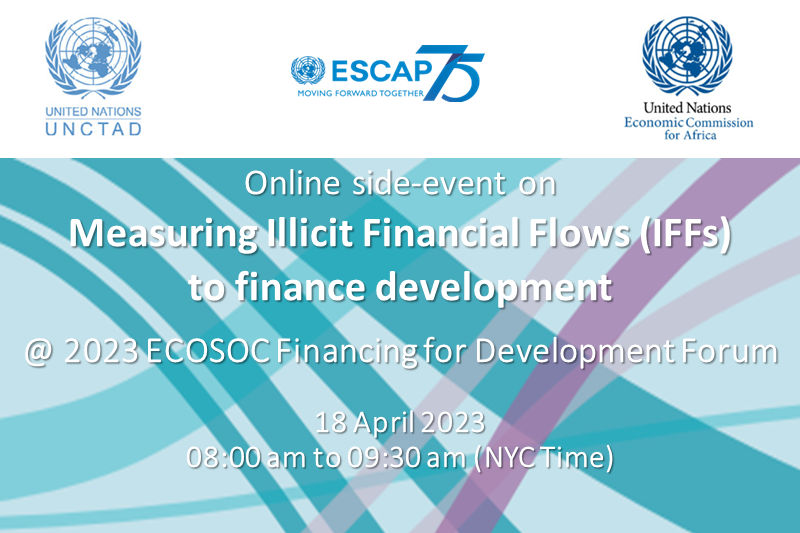 Online side-event on Measuring Illicit Financial Flows (IFFs) to finance development