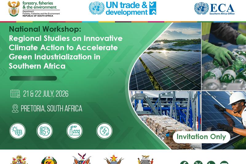 National Workshops on Regional Studies on Innovative Climate Action to Accelerate Green Industrialization in Southern Africa