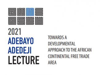 2021 Adebayo Adedeji Lecture