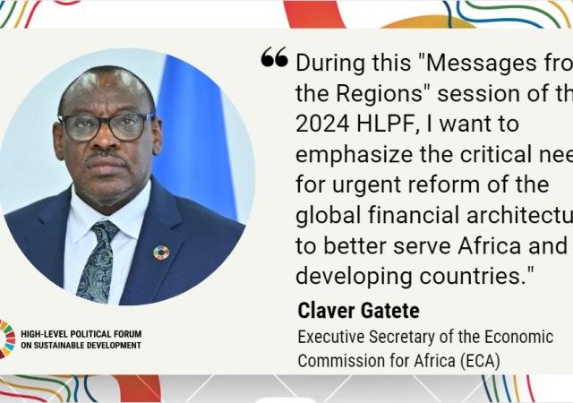 New level of urgency is needed to reverse lagging SDGs progress and regression – ECA’s Gatete