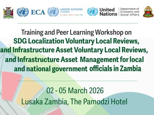Training and Peer Learning Workshop on SDG Localisation, Voluntary Local Reviews (VLRs) and Infrastructure Asset Management