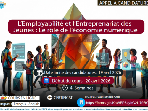 L’employabilité et l’entreprenariat des Jeunes : Le rôle de l’économie numérique