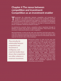 The nexus between competition and investment: Competition as an investment enabler