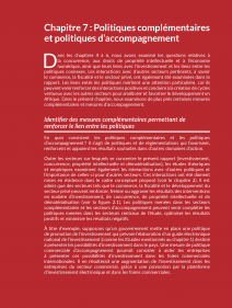 Politiques complémentaires et politiques d’accompagnement