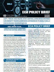 Copy, Tweak and Paste: How Central African Economies Can Benefit from Elsewhere Experiences to Build Skills for Economic Diversification