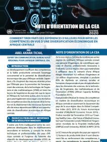 Comment tirer parti des expériences d’ailleurs pour bâtir les compétences en vue d’une diversification économique en Afrique centrale