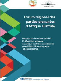 Rapport sur le secteur privé et l’intégration régionale en Afrique australe : accélérer les possibilités d’investissement et de croissance