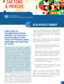 Policy brief on strengthening tourism statistics for economic transformation in Sao Tome and Principe: status, challenges and road map for action