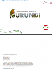Guide d’investissement touristique au Burundi