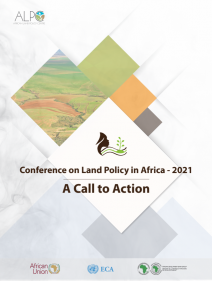 Conference on Land Policy in Africa 2021 - A Call to Action