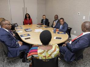 A conversation with the Executive Secretary at the Brookings Institution (Photo credit - Grant Ellis)