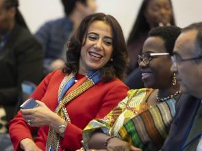 A conversation with the Executive Secretary at the Brookings Institution (Photo credit - Grant Ellis)