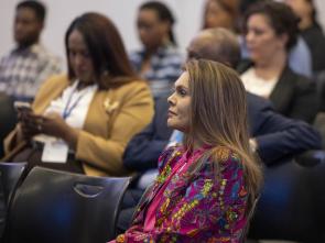 A conversation with the Executive Secretary at the Brookings Institution (Photo credit - Grant Ellis)