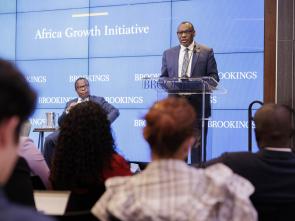 A conversation with the Executive Secretary at the Brookings Institution (Photo credit - Grant Ellis)