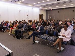 A conversation with the Executive Secretary at the Brookings Institution (Photo credit - Grant Ellis)