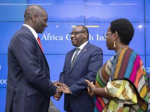 A conversation with the Executive Secretary at the Brookings Institution (Photo credit - Grant Ellis)