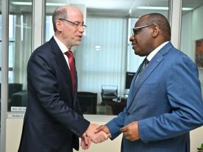 Executive Secretary Claver Gatete's meeting with Doron Avni, VP, Government Affairs & Public Policy, Emerging Markets at Google