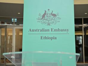 Official handover of the Africa Hall model to ECA by Australia Embassy