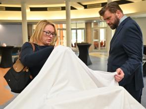 Official handover of the Africa Hall model to ECA by Australia Embassy