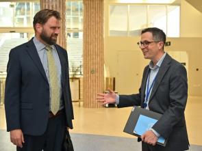 Official handover of the Africa Hall model to ECA by Australia Embassy