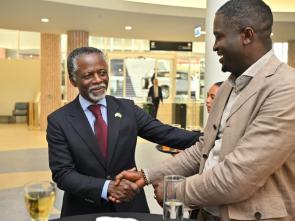 Official handover of the Africa Hall model to ECA by Australia Embassy