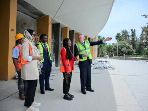 Visit to Africa Hall by Ms.Thilmeeza Hussain, director of RCNYO