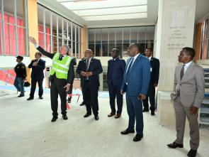 Visit to Africa Hall by Dennis Francis, President of the United Nations General Assembly