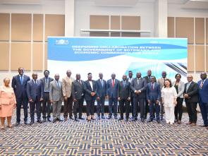 Meeting between the ECA and the Government of Botswana - January 2025