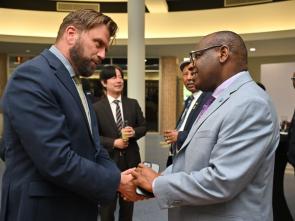 Official handover of the Africa Hall model to ECA by Australia Embassy