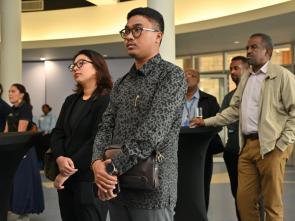 Official handover of the Africa Hall model to ECA by Australia Embassy