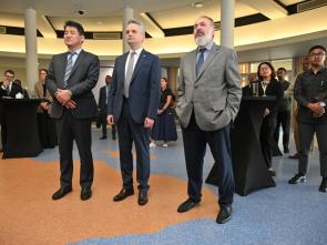 Official handover of the Africa Hall model to ECA by Australia Embassy